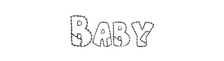 Patchwork Letter  Free Fonts Download