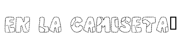 Patchwork Letter  Free Fonts Download