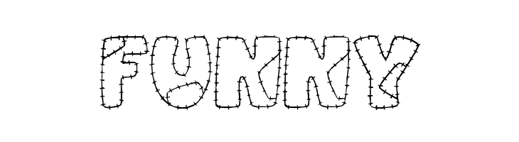 Patchwork Letter  Free Fonts Download