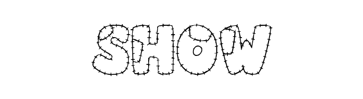 Patchwork Letter  Free Fonts Download