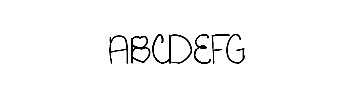 Kooky Kieran Hearts [Demo]  Free Fonts Download