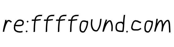 Piccolo Oblique  Free Fonts Download