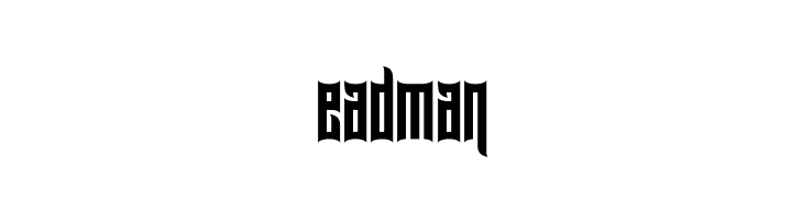 eadman GalvestonTX Font