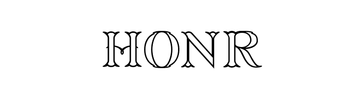 HONR FHA Mod Tuscan Roman Open  NCV Font