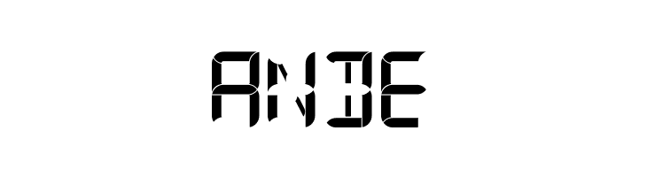 Digital Internet 13sg  Free Fonts Download