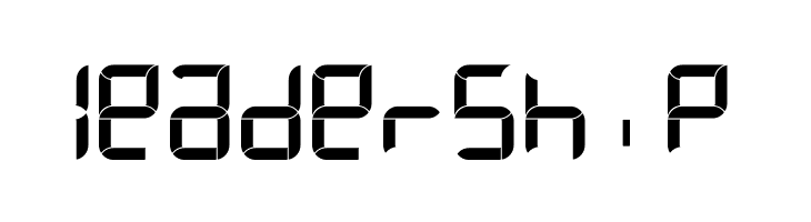 Digital Internet 13sg  Free Fonts Download