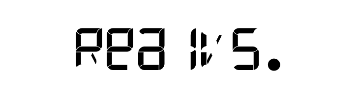 Digital Internet 13sg Bold  Free Fonts Download