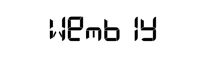 Digital Internet 13sg Bold Italic  Free Fonts Download