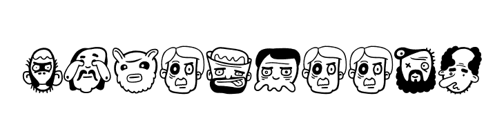 TheFreakyFace2  Free Fonts Download