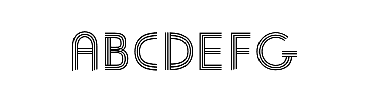 Sunscreen-TrilineEqual  Free Fonts Download