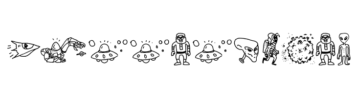 Silly Aliens  Free Fonts Download