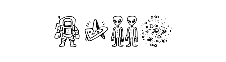 Silly Aliens  Free Fonts Download