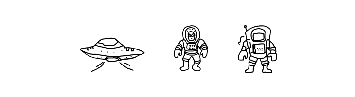 Silly Aliens  Free Fonts Download