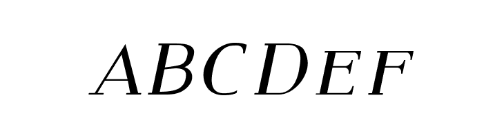 Modern Serif Italic  Free Fonts Download