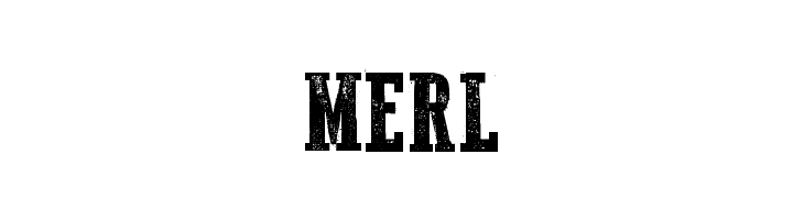 MERL Western Bang Bang Font