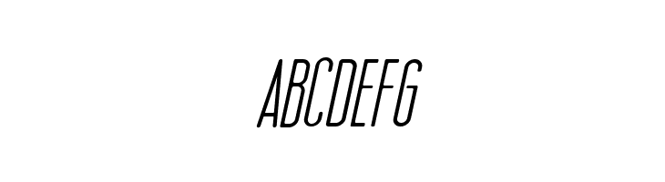 Thin Cool Italic  Free Fonts Download