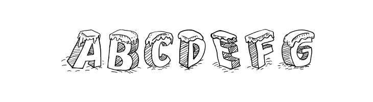 Cartoon Blocks Christmas  Free Fonts Download