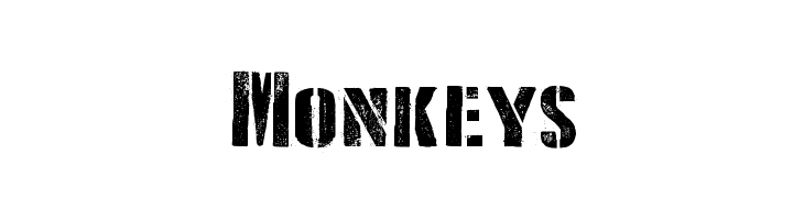 D Day Stencil  Free Fonts Download
