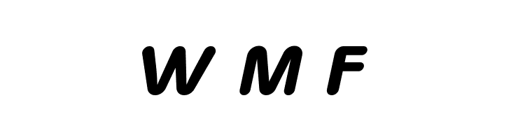 Simply Rounded Italic  Free Fonts Download