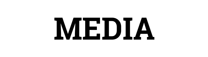 MEDIA Roboto Slab Bold Font