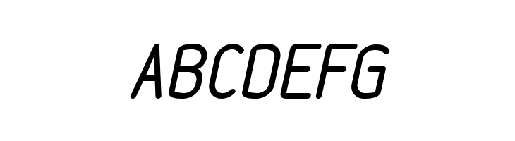 VDS Compensated Light Italic  Free Fonts Download