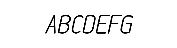 VDS Thin Italic  Free Fonts Download