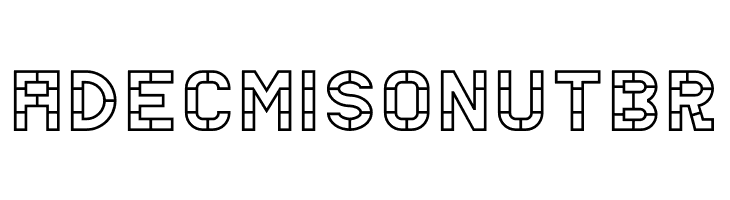 AC Thermes Outline  Free Fonts Download