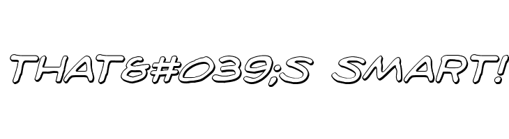 98 Bottles of Beer 3D Italic  Free Fonts Download