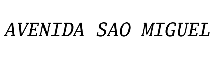 Luxi Mono Oblique  Free Fonts Download