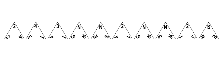 DPoly Four-Sider  Free Fonts Download
