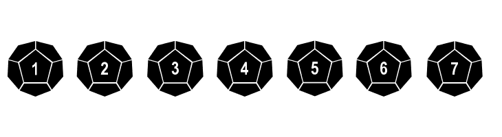 DPoly Twelve-Sider  Free Fonts Download