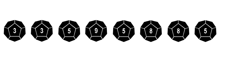 DPoly Twelve-Sider  Free Fonts Download