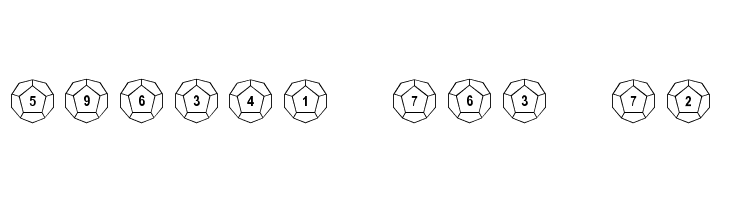 DPoly Twelve-Sider  Free Fonts Download
