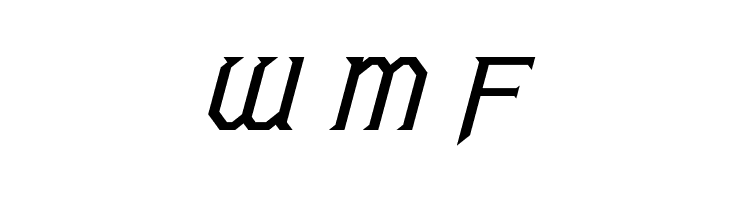 Warlords Italic  Free Fonts Download