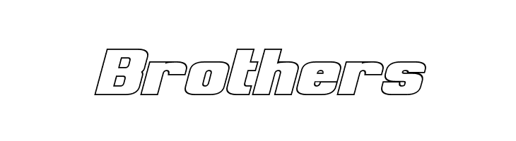 Clark Hollow Bold Italic  Free Fonts Download