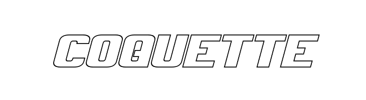 Clark Hollow Bold Italic  Free Fonts Download