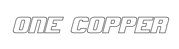 Clark Hollow Bold Italic  Free Fonts Download