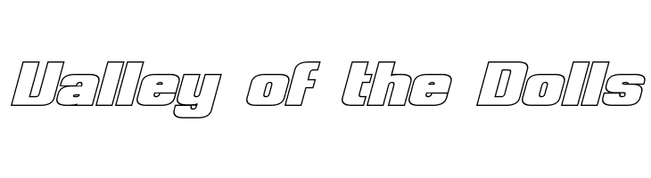 Clark Hollow Bold Italic  Free Fonts Download