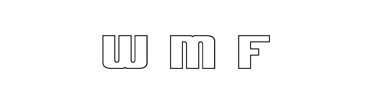 Clark Hollow Bold  Free Fonts Download