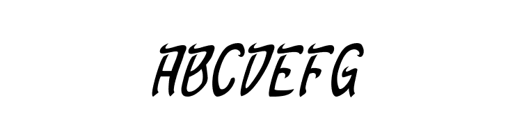 Taibaijan Italic  Free Fonts Download