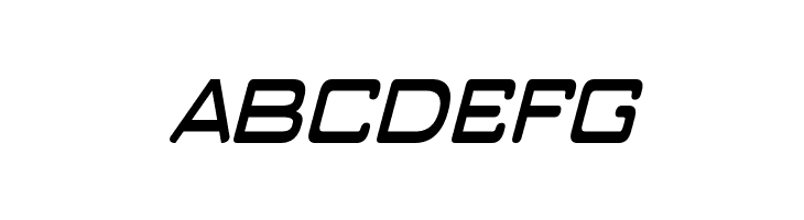 Classic Robot Condensed Italic  Free Fonts Download