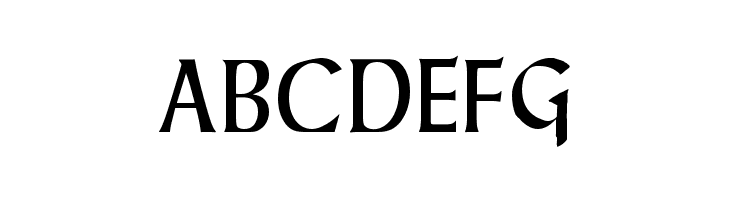 Dalelands Uncial Condensed  Free Fonts Download