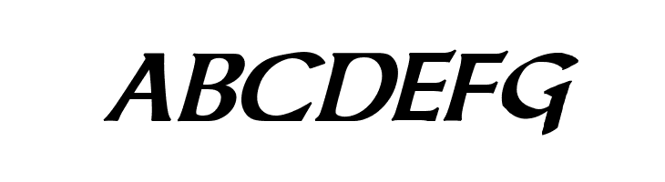 Dalelands Uncial Bold Italic  Free Fonts Download