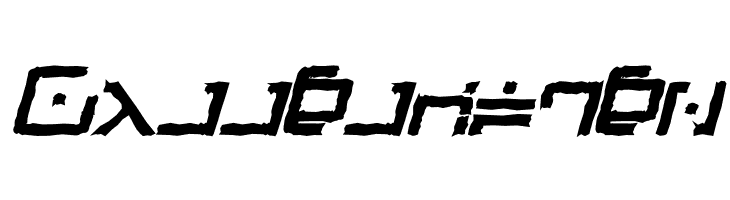 Green Martian Distressed Bold Italic  Free Fonts Download