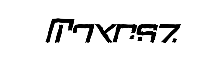 Green Martian Distressed Bold Italic  Free Fonts Download