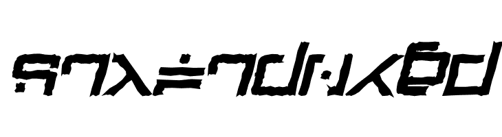 Green Martian Distressed Bold Italic  Free Fonts Download