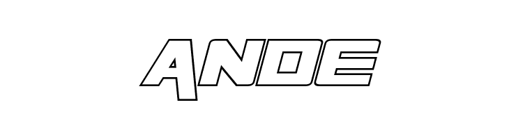 Rapier Zero Hollow Italic  Free Fonts Download