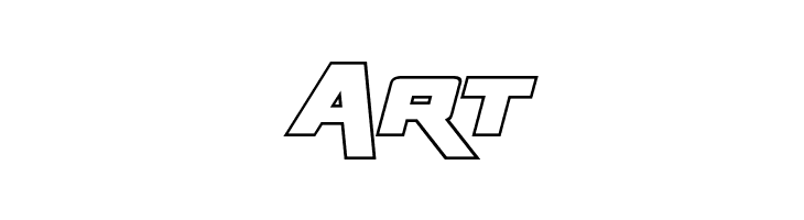 Rapier Zero Hollow Italic  Free Fonts Download