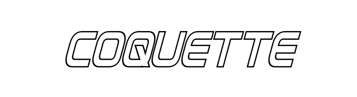 Zebulon Condensed Hollow Italic  Free Fonts Download