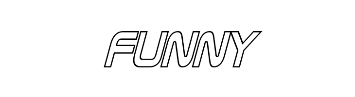 Zebulon Condensed Hollow Italic  Free Fonts Download